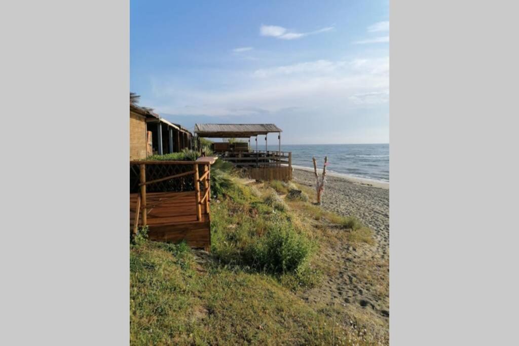 Studio 4 Personnes Bord De Mer Avec Piscine Wifi Cervione Exterior photo