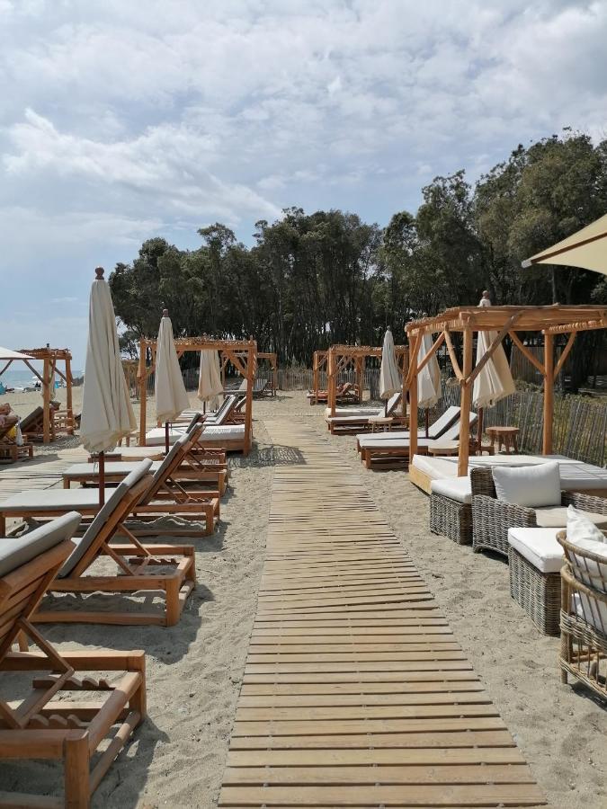 Studio 4 Personnes Bord De Mer Avec Piscine Wifi Cervione Exterior photo